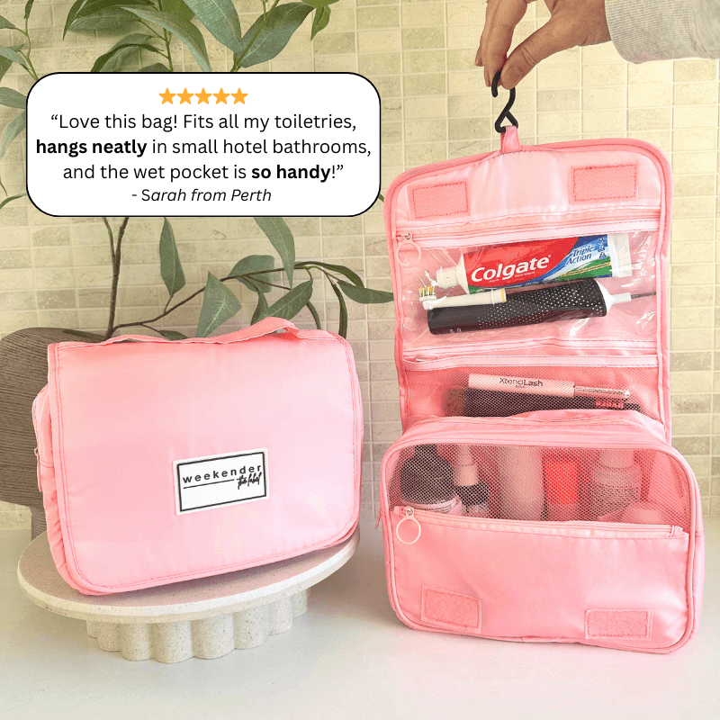 Hang-or-Stand Toiletry Bag