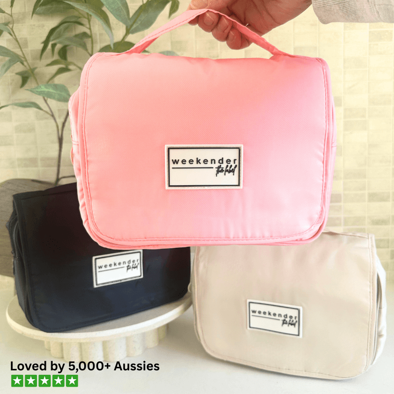 Hang-or-Stand Toiletry Bag