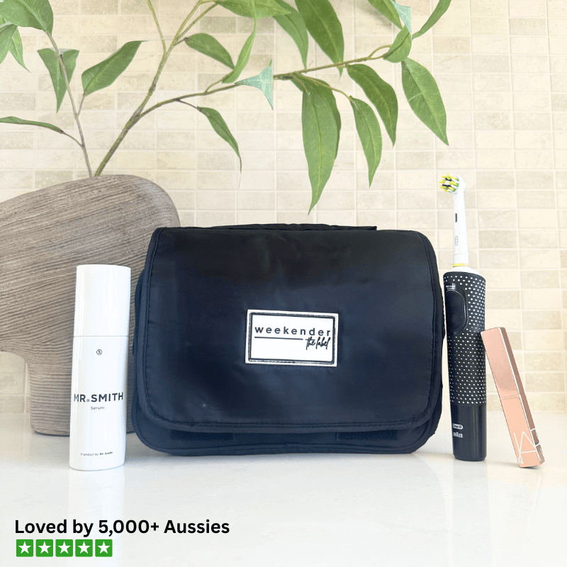 Hang-or-Stand Toiletry Bag