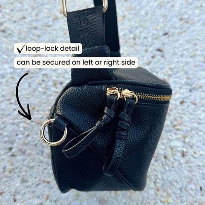 PRE-ORDER: Anti-Theft Crossbody Bag | Loop-Lock Zips, RFID Protection