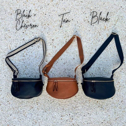 PRE-ORDER: Anti-Theft Crossbody Bag | Loop-Lock Zips, RFID Protection