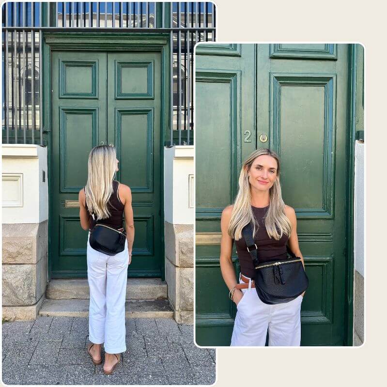PRE-ORDER: Anti-Theft Crossbody Bag | Loop-Lock Zips, RFID Protection