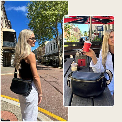 PRE-ORDER: Anti-Theft Crossbody Bag | Loop-Lock Zips, RFID Protection