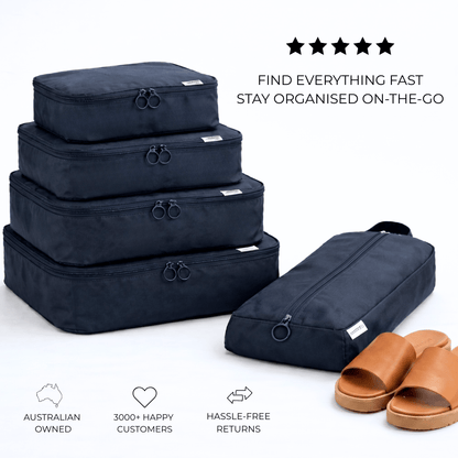 Packing Cubes Set (5pc) | Designed for Weekender™ Bags
