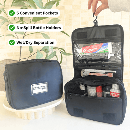 Hang-or-Stand Toiletry Bag
