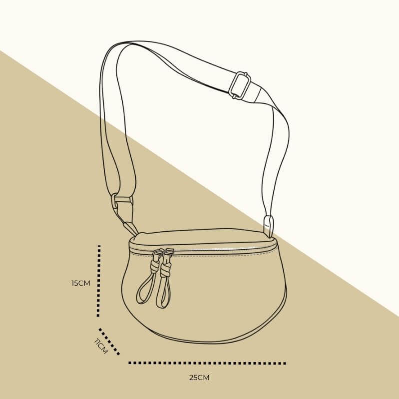 PRE-ORDER: Anti-Theft Crossbody Bag | Loop-Lock Zips, RFID Protection