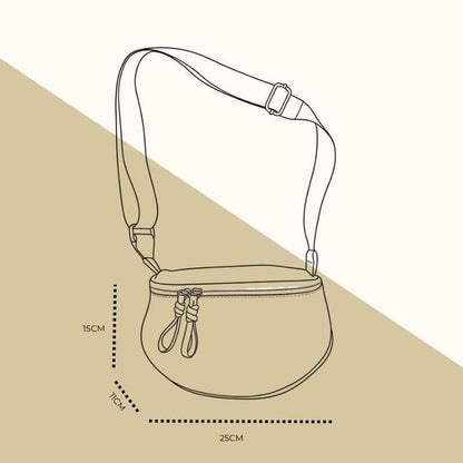 PRE-ORDER: Anti-Theft Crossbody Bag | Loop-Lock Zips, RFID Protection