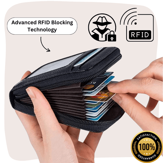 Leather RFID Blocking Purse