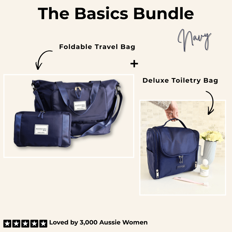 Basics Bundle | Bag & Toiletry Combo