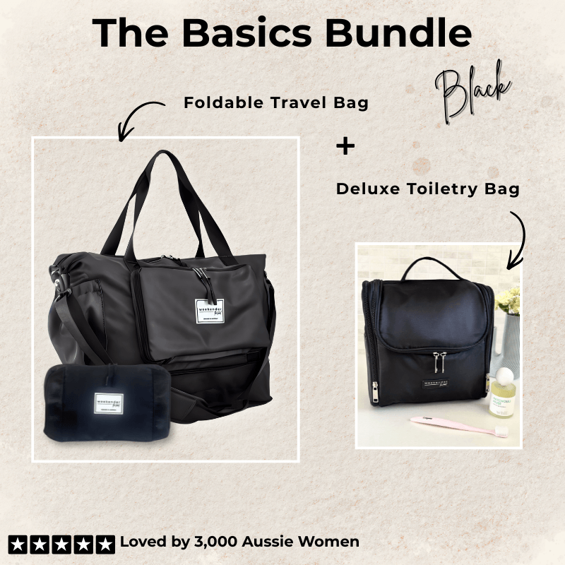 Basics Bundle | Bag & Toiletry Combo