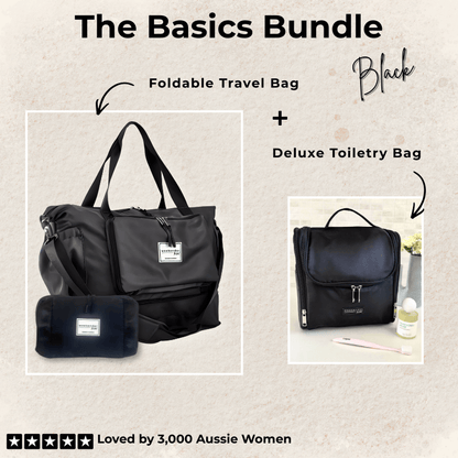 Basics Bundle | Bag & Toiletry Combo
