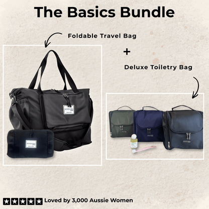 Basics Bundle | Bag & Toiletry Combo