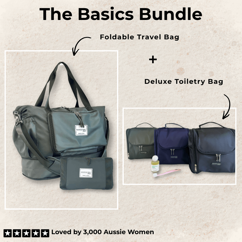 Basics Bundle | Bag & Toiletry Combo