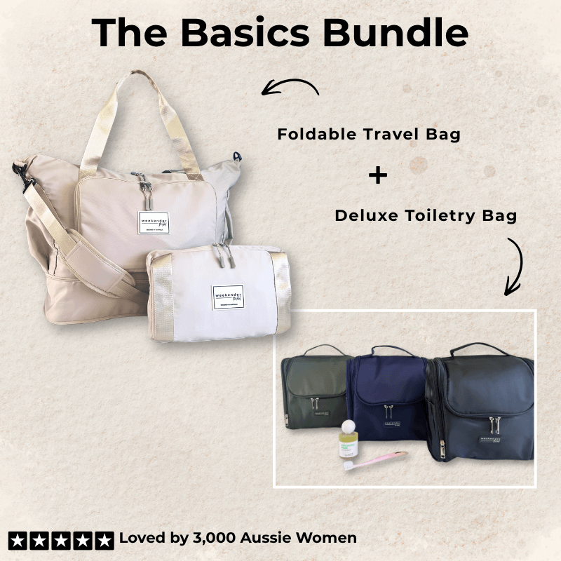 Basics Bundle | Bag & Toiletry Combo