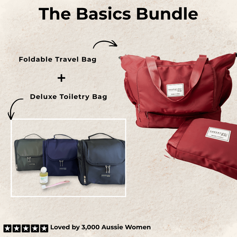 Basics Bundle | Bag & Toiletry Combo