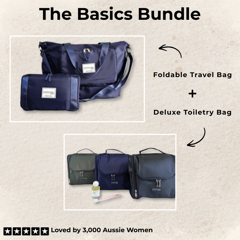 Basics Bundle | Bag & Toiletry Combo