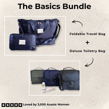Basics Bundle | Bag & Toiletry Combo