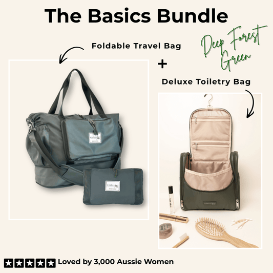 Basics Bundle | Bag & Toiletry Combo